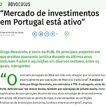 Mercado de investimentos em Portugal est ativo